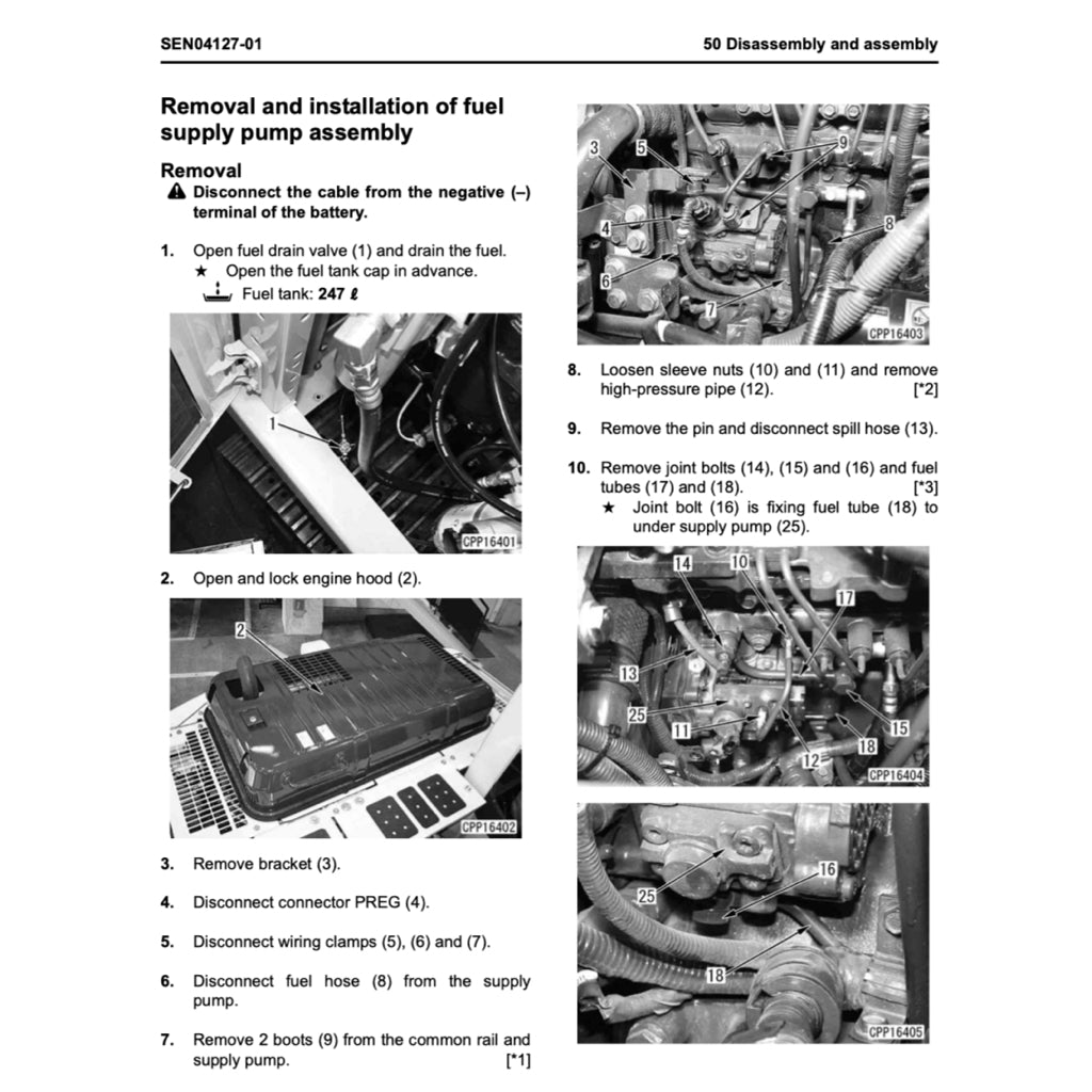 KOMATSU PC130-8 EXCAVATOR SERVICE WORKSHOP MANUAL + PARTS CATALOGUE