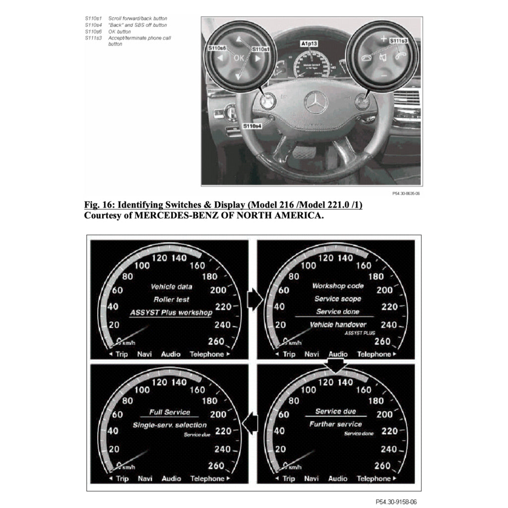 MERCEDES-BENZ W221 (2006-2013) SERVICE WORKSHOP MANUAL