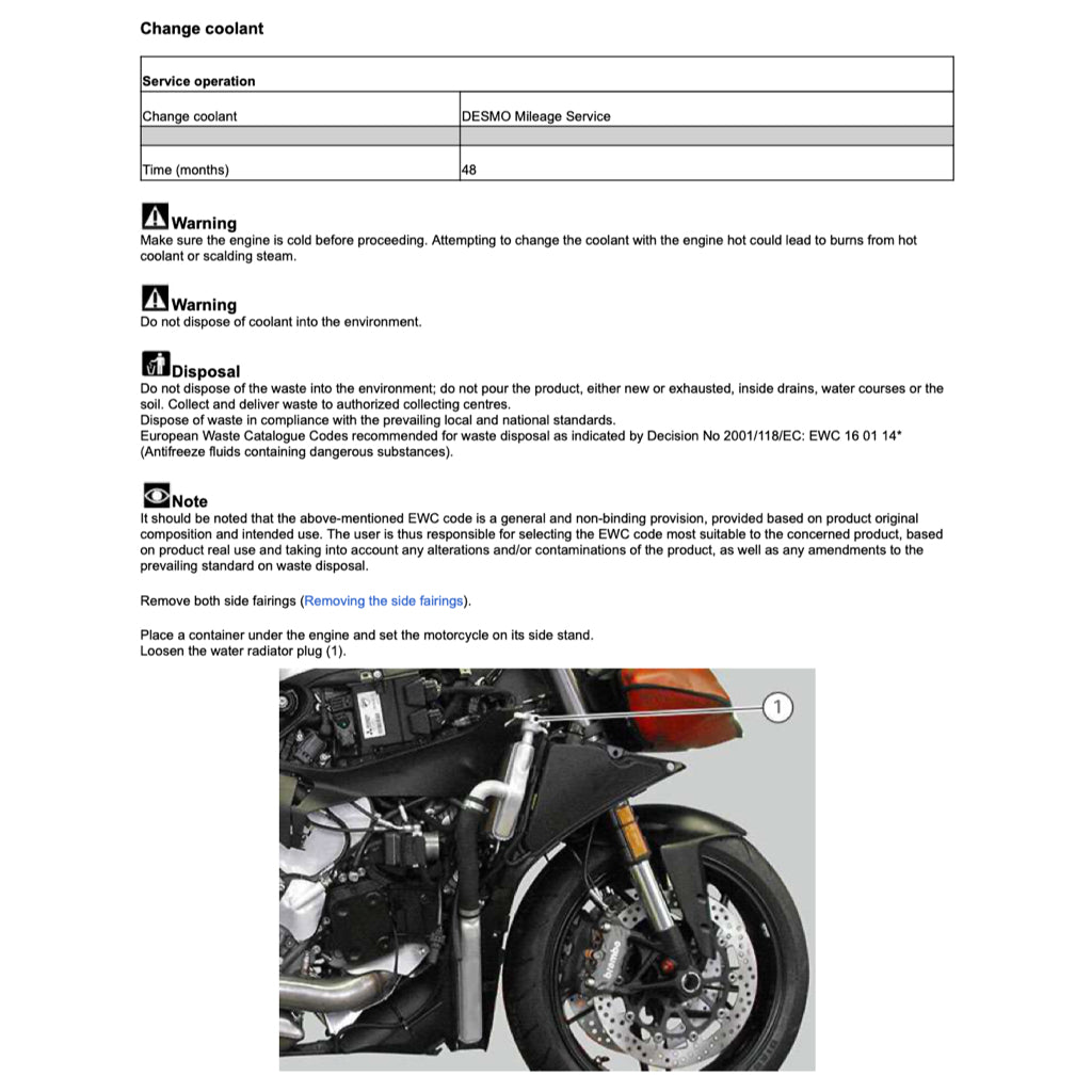 DUCATI PANIGALE 955 V2 (2020+) SERVICE WORKSHOP MANUAL + PARTS CATALOGUE + OWNER'S MANUAL