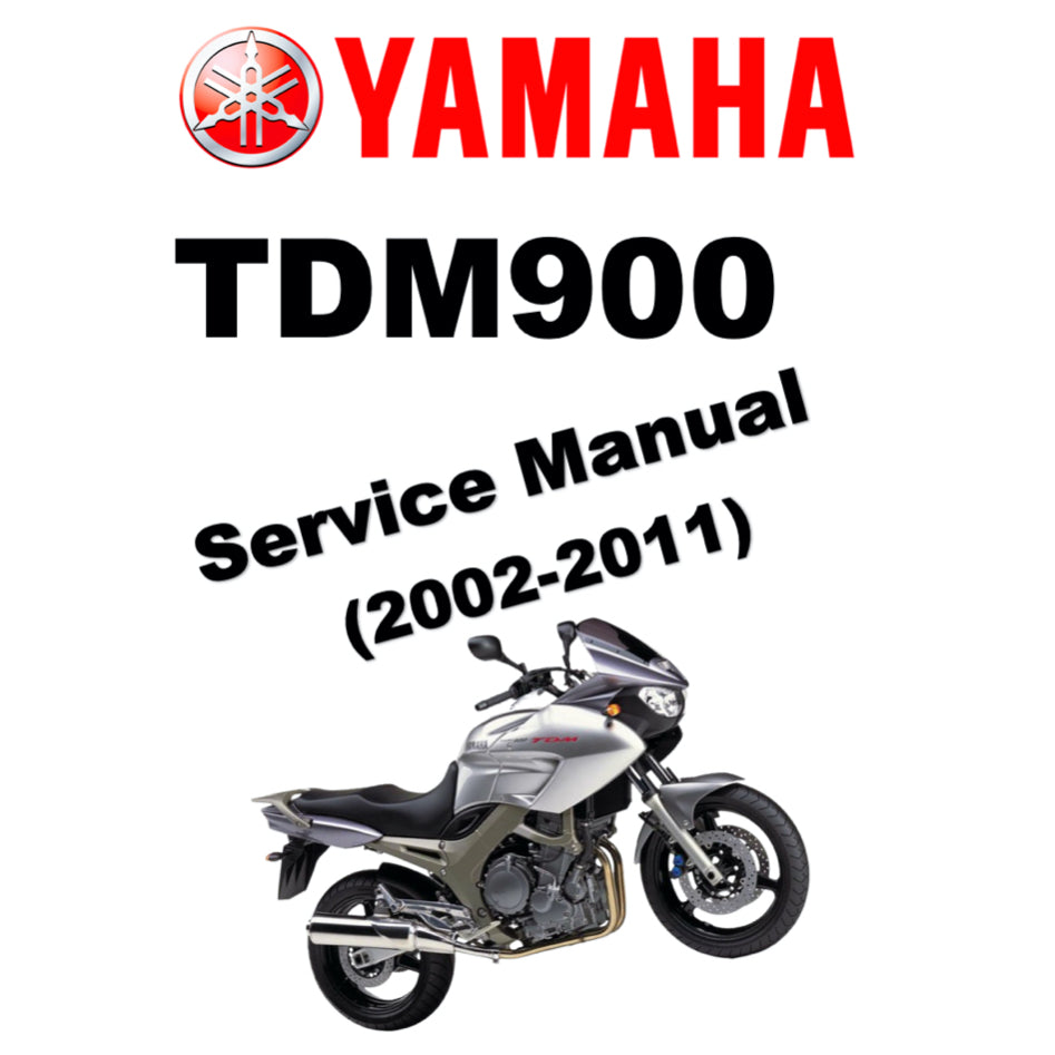YAMAHA TDM900 (2002-2011) SERVICE WORKSHOP MANUAL + PARTS CATALOGUE