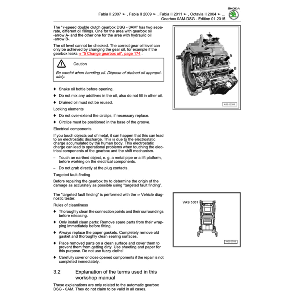SKODA OCTAVIA 1Z (2004-2013) SERVICE WORKSHOP MANUAL