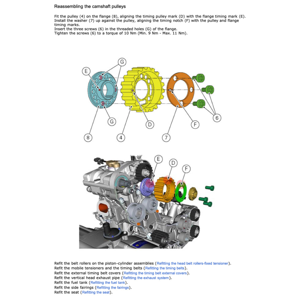 DUCATI HYPERSTRADA 821 (2013-2017) SERVICE WORKSHOP MANUAL + PARTS CATALOGUE + OWNER'S MANUAL