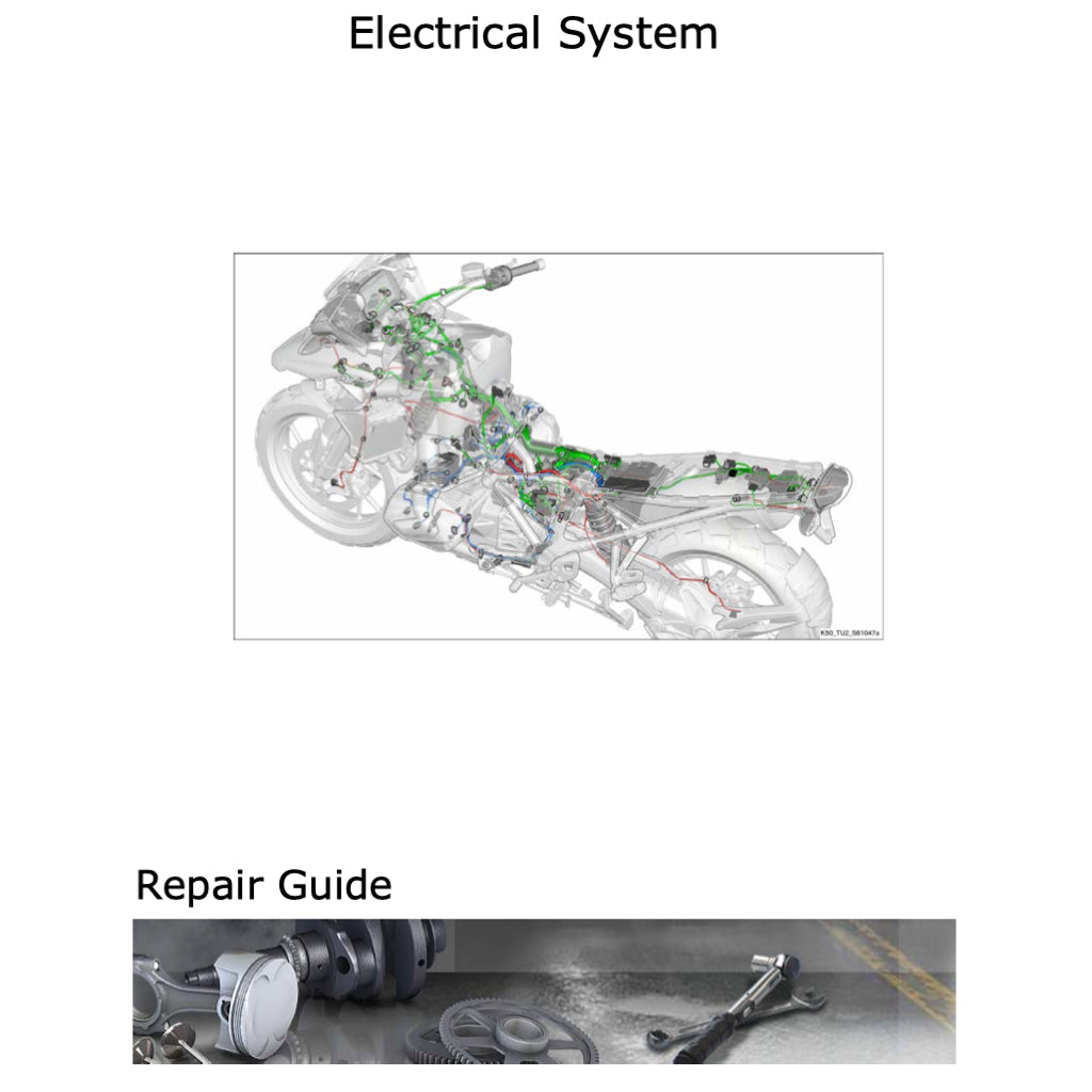BMW R1250 GS K50 (2019-2023) SERVICE WORKSHOP MANUAL + PARTS CATALOGUE