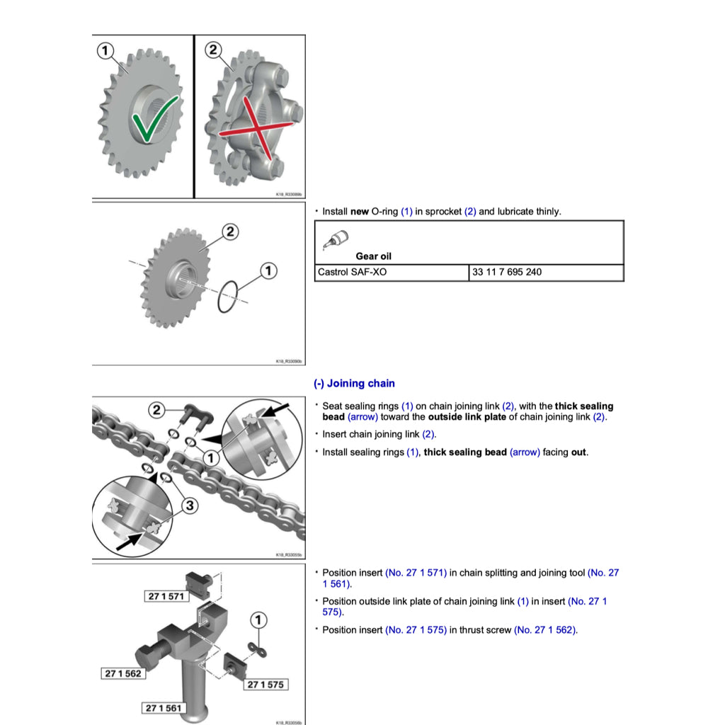 BMW C650GT K19 (2012-2020) SERVICE WORKSHOP MANUAL + PARTS CATALOGUE + RIDER'S MANUAL