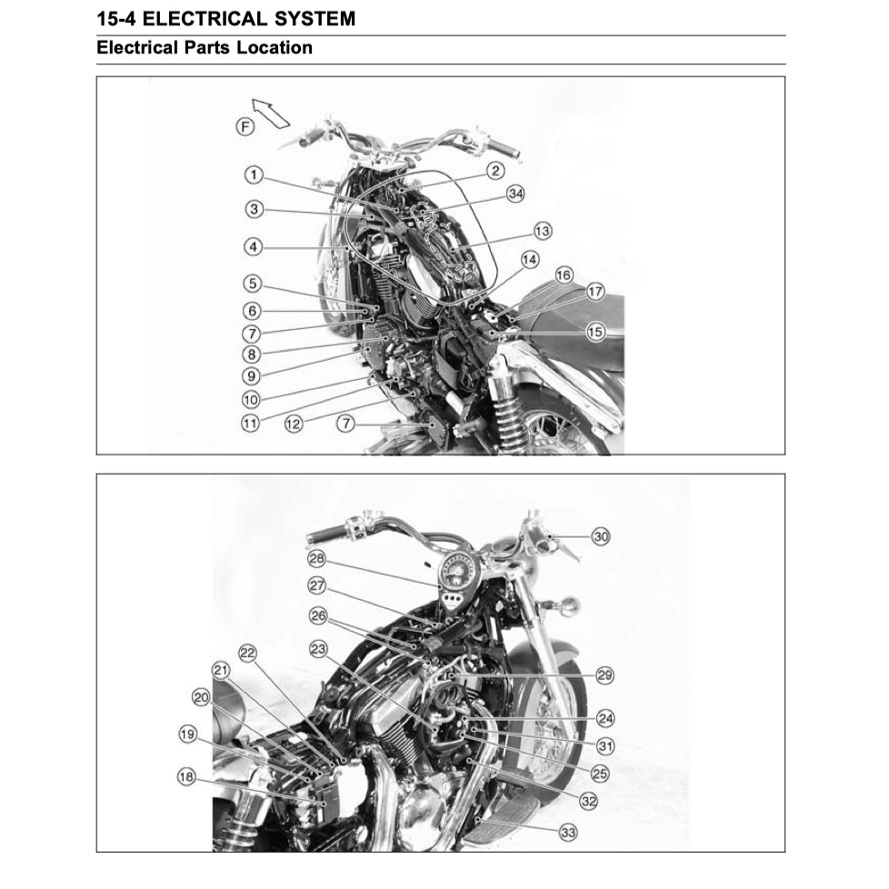 KAWASAKI VULCAN 1500 VN1500 (1988-2008) SERVICE WORKSHOP MANUAL