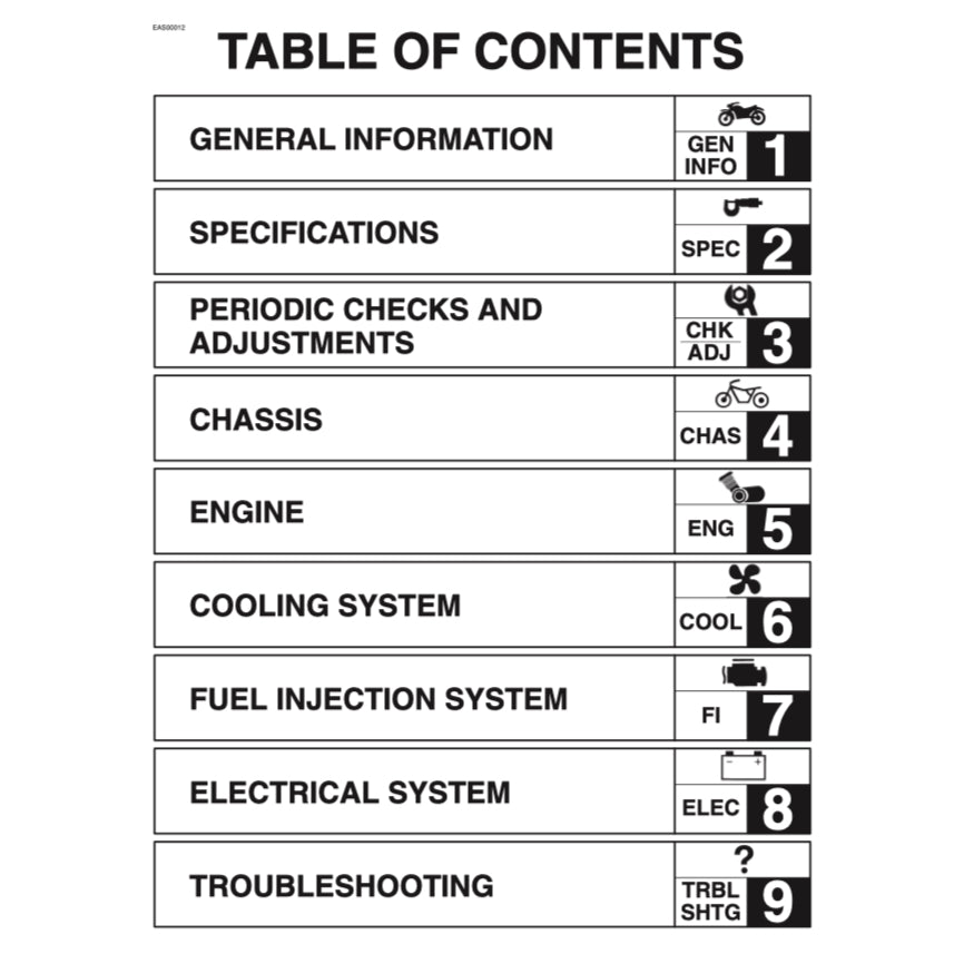 YAMAHA TDM900 (2002-2011) SERVICE WORKSHOP MANUAL + PARTS CATALOGUE