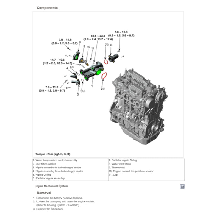 KIA SORENTO UM (2015-2018) SERVICE WORKSHOP MANUAL