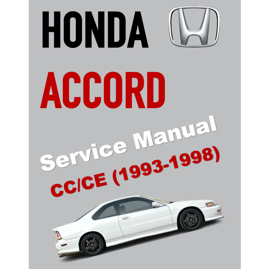 HONDA ACCORD 5 CC/CE (1993-1998) SERVICE WORKSHOP MANUAL