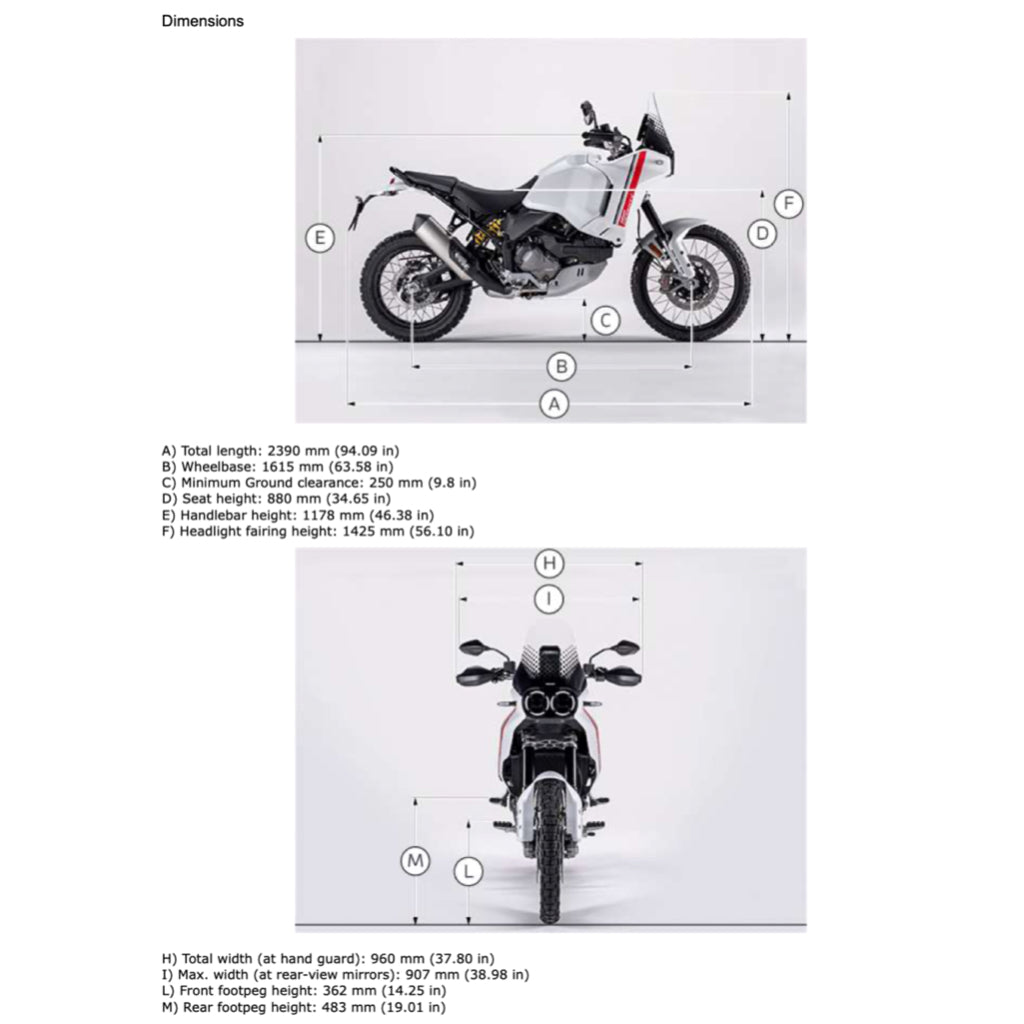 DUCATI DESERT X (2022+) SERVICE WORKSHOP MANUAL + PARTS CATALOGUE + OWNER'S MANUAL