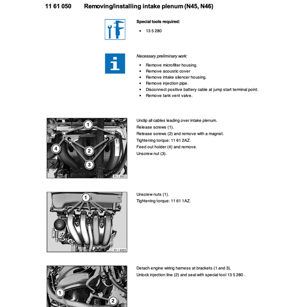 BMW ENGINE N42 N43 N45 N46 SERVICE REPAIR MANUAL