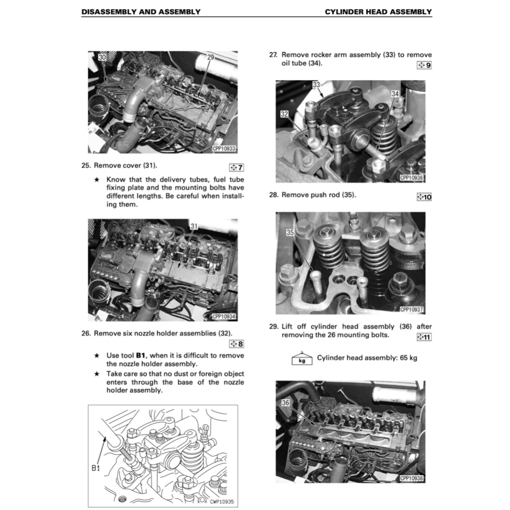 KOMATSU PC300LC-6-7-8 / PC350LC-6-7-8 EXCAVATOR SERVICE WORKSHOP MANUAL
