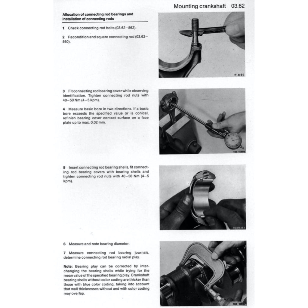 MERCEDES-BENZ ENGINE OM615 / 616 /617 SERVICE REPAIR MANUAL