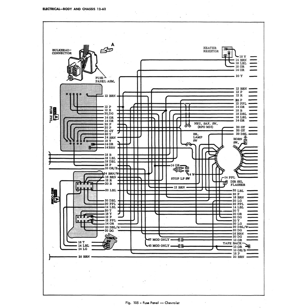 CHEVROLET CORVETTE C2 (1962-1967) SERVICE WORKSHOP MANUAL