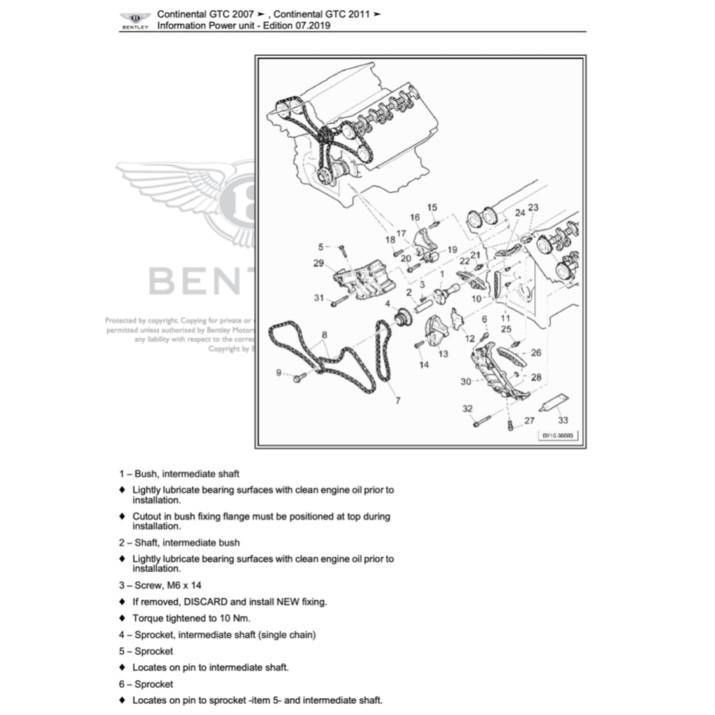 BENTLEY CONTINENTAL GTC/SPEED W12 (2007-2013) SERVICE WORKSHOP MANUAL