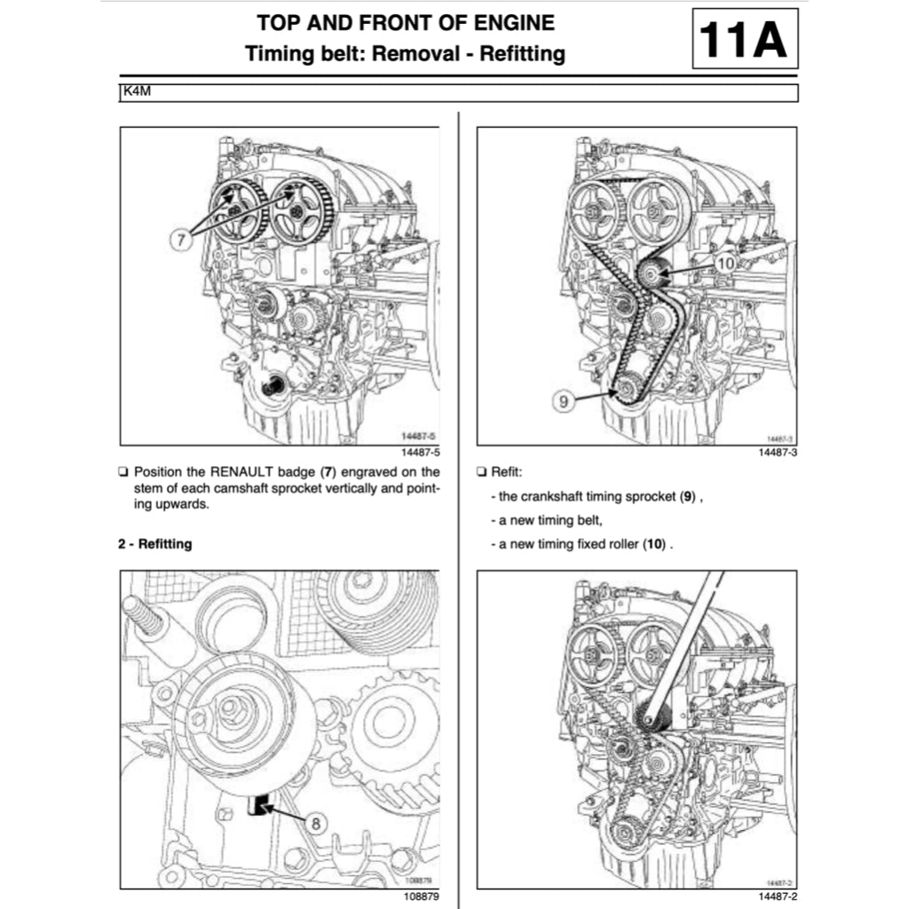 RENAULT CLIO IV BH/KH (2012-2020) SERVICE WORKSHOP MANUAL