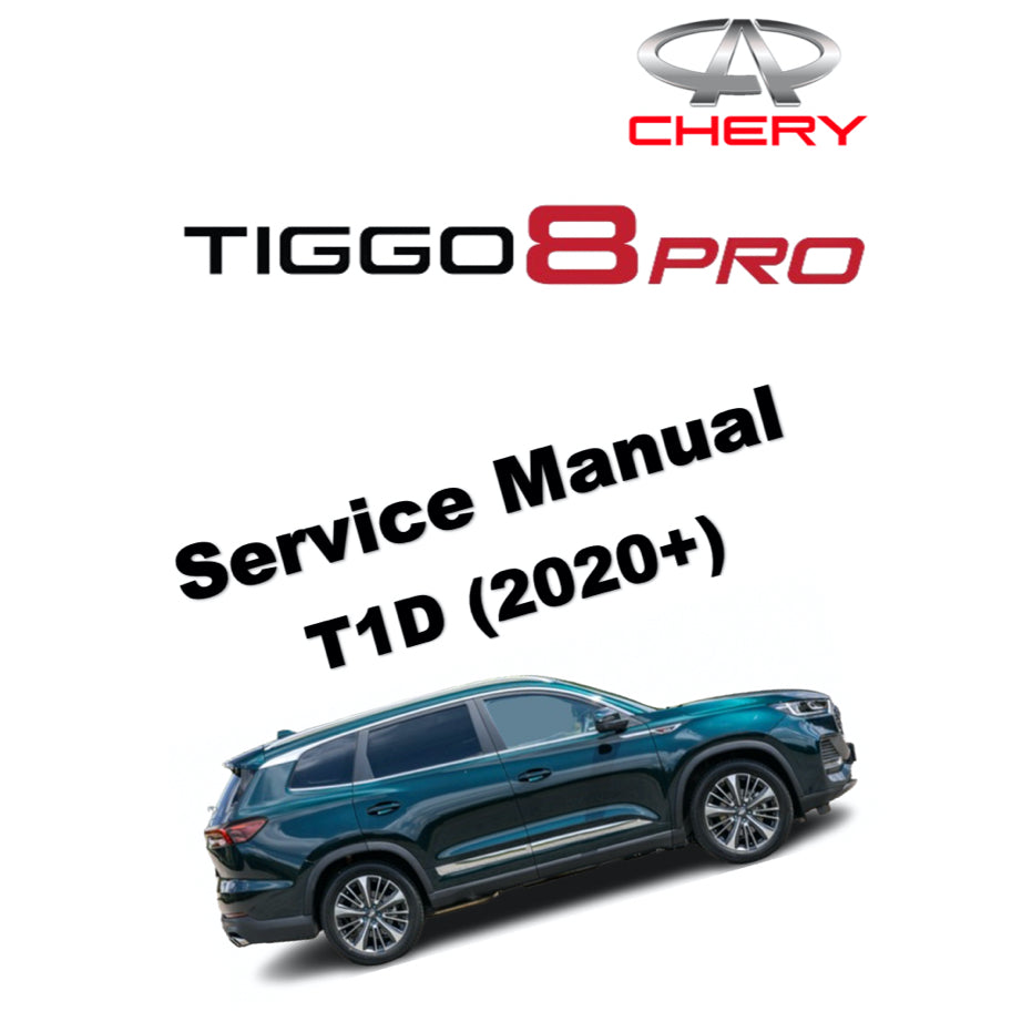CHERY TIGGO 8 PRO (2020+) SERVICE WORKSHOP MANUAL