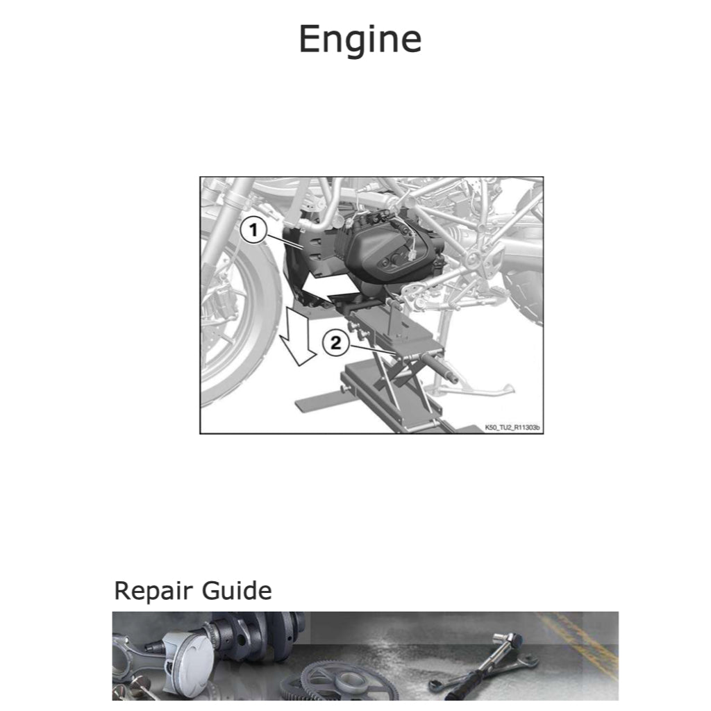 BMW R1250 GS ADVENTURE K51 (2019-2023) SERVICE WORKSHOP MANUAL + RIDER'S MANUAL