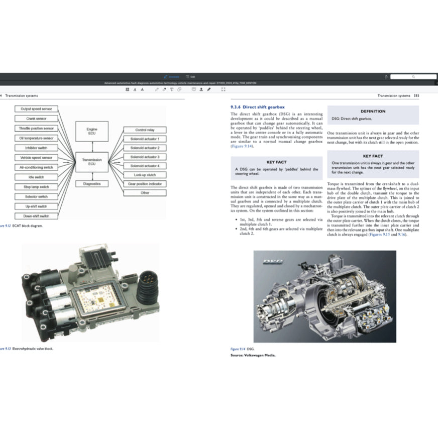 ADVANCED AUTOMOTIVE FAULT DIAGNOSIS (2020) - TOM DENTON