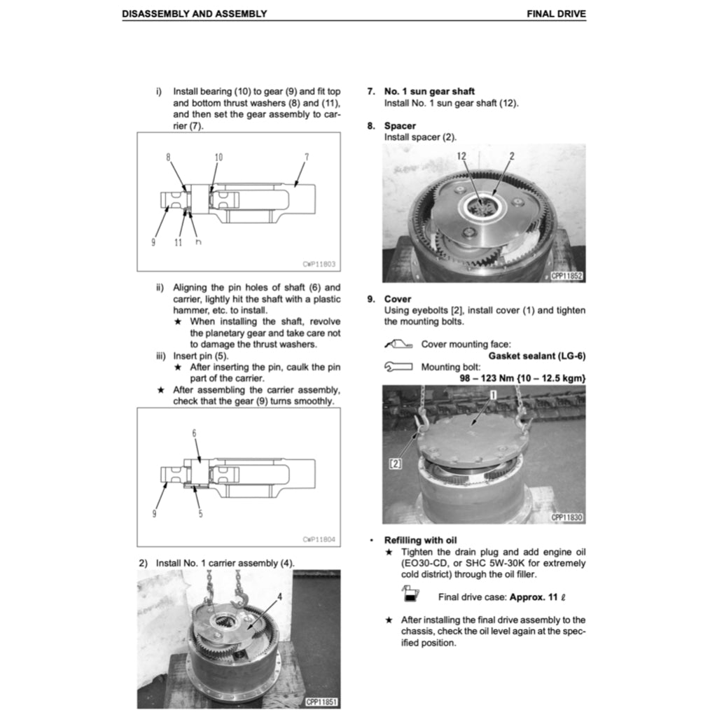 KOMATSU PC400LC / PC450LC EXCAVATOR SERVICE WORKSHOP MANUAL