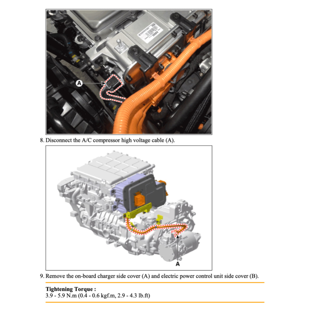 HYUNDAI KONA EV OS (2018-2023) SERVICE WORKSHOP MANUAL