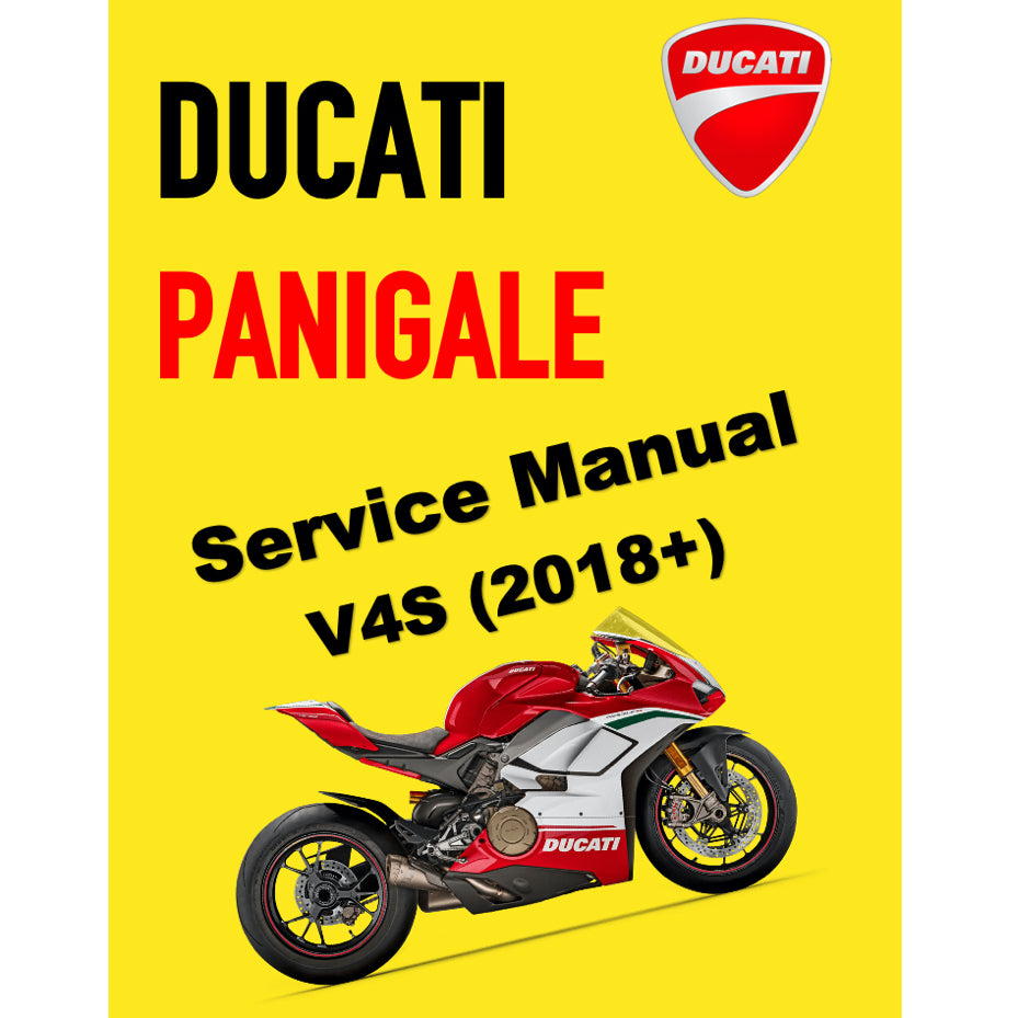 DUCATI PANIGALE V4S (2018+) SERVICE WORKSHOP MANUAL