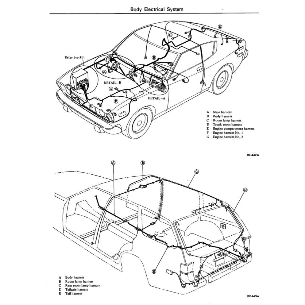 DATSUN VIOLET 710 (1973-1977) SERVICE WORKSHOP MANUAL