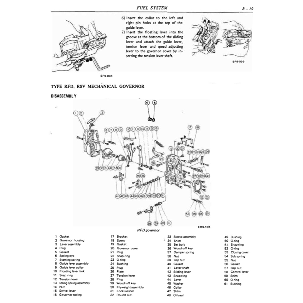 NISSAN UD DIESEL ENGINE FD6 / FD6T SERVICE REPAIR MANUAL