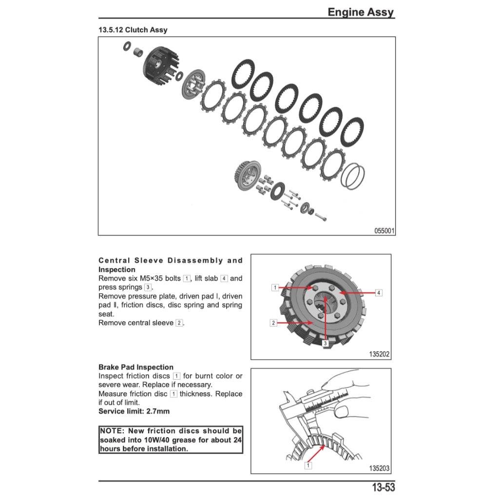 CFMOTO 300SR (2020+) SERVICE WORKSHOP MANUAL + PARTS CATALOGUE+OWNER'S MANUAL