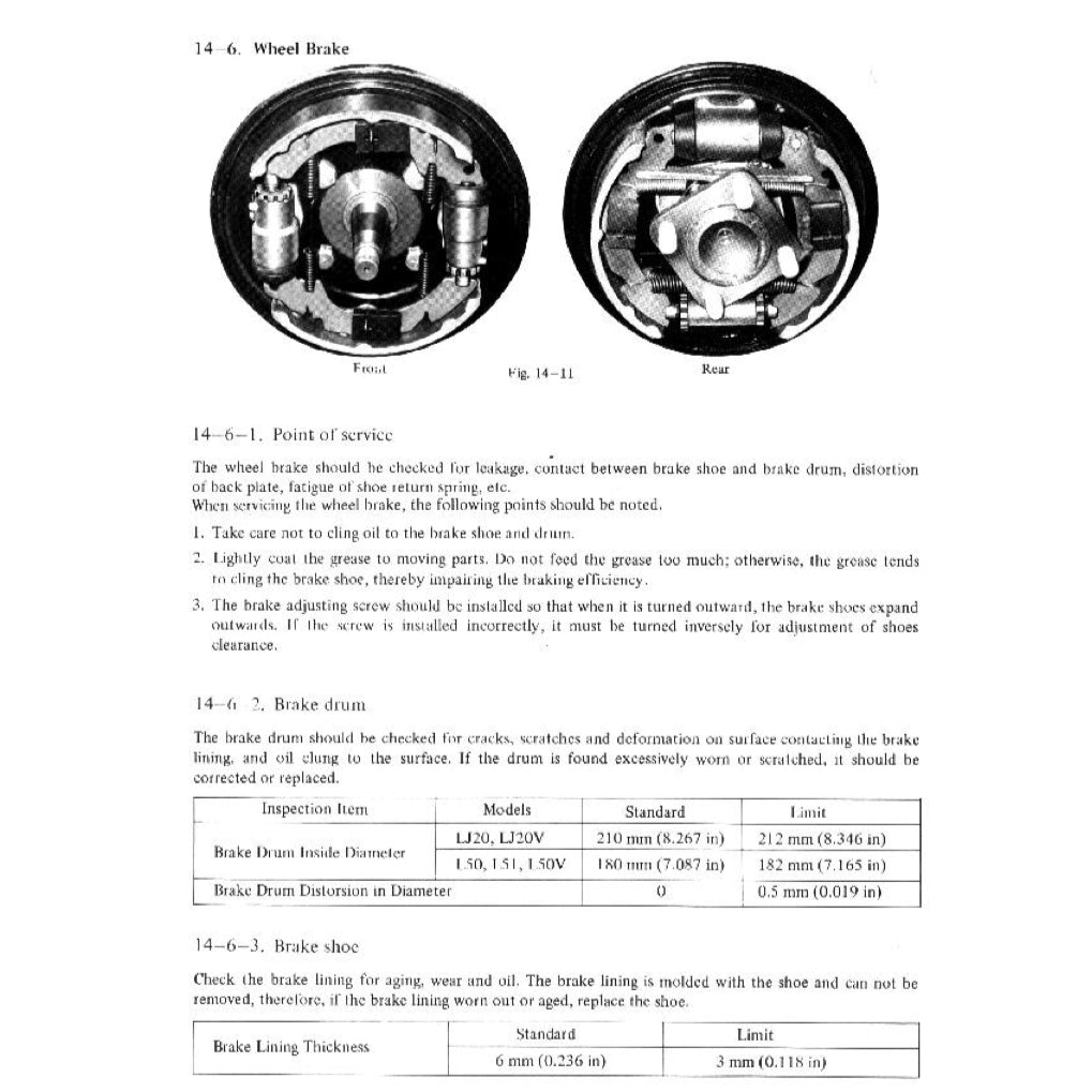 SUZUKI LJ20 JIMNY (1972-1981) SERVICE WORKSHOP MANUAL + PARTS CATALOGUE