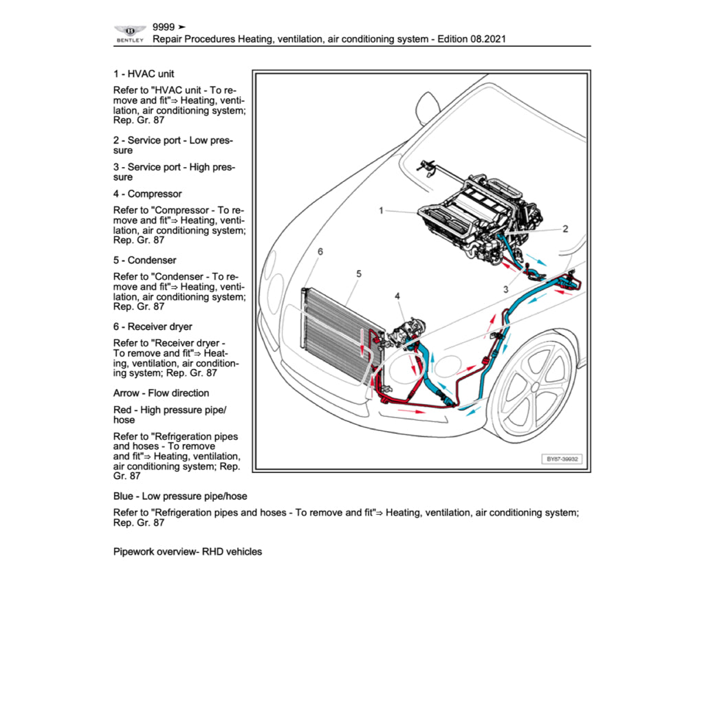 BENTLEY CONTINENTAL GTC V8 (2012-2018) SERVICE WORKSHOP MANUAL