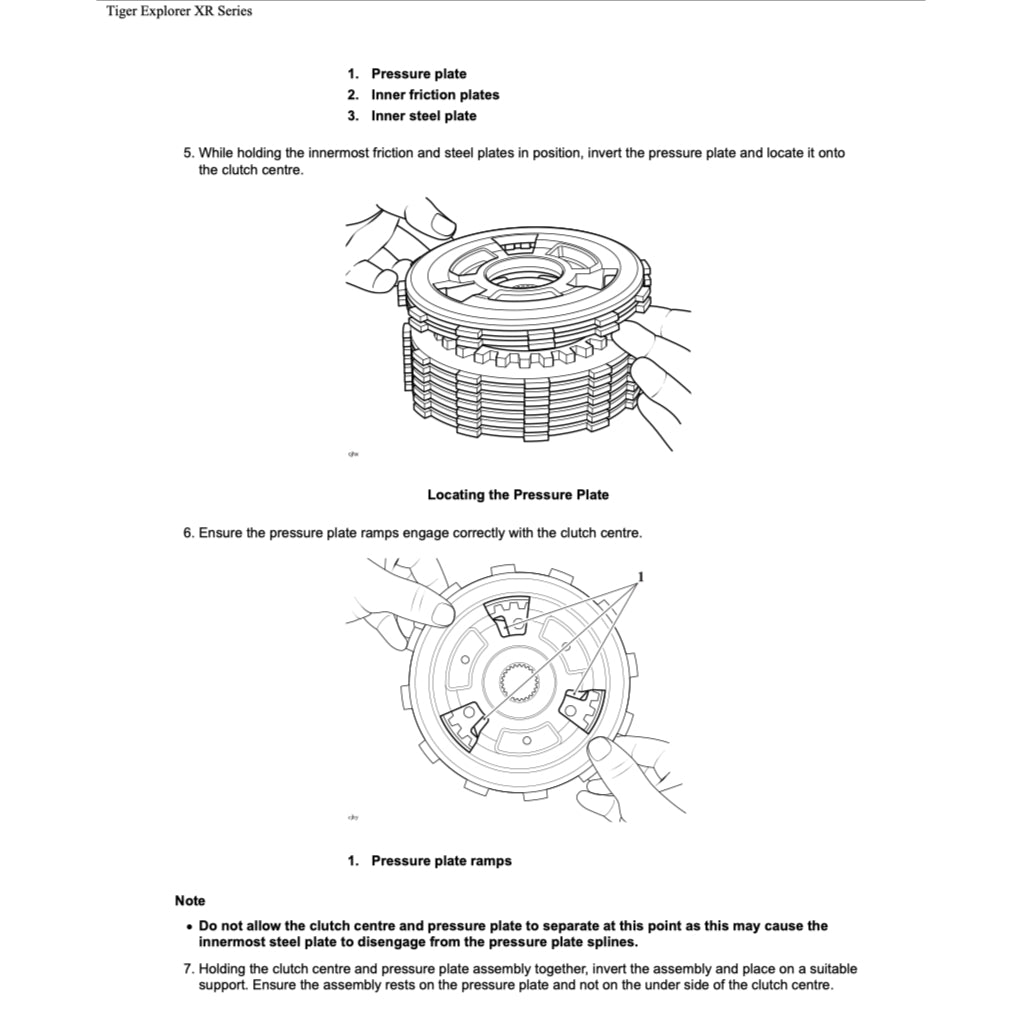 TRIUMPH EXPLORER 1200 XR/XRX/XRT (2016-2021) SERVICE WORKSHOP MANUAL + OWNER'S MANUAL