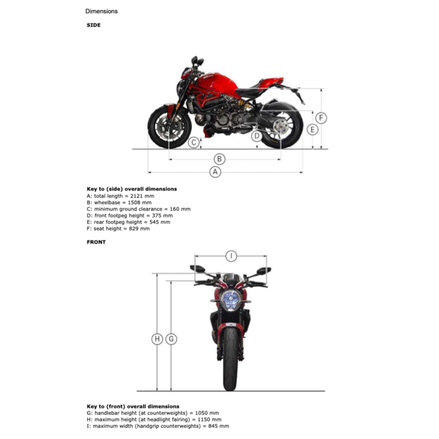DUCATI MONSTER 1200R E4 (2016-2020) SERVICE WORKSHOP MANUAL + PARTS CATALOGUE + OWNER'S MANUAL