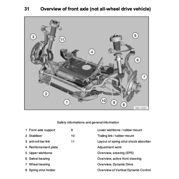 BMW X5 F15 Xdrive40e (2013-2018) SERVICE WORKSHOP MANUAL