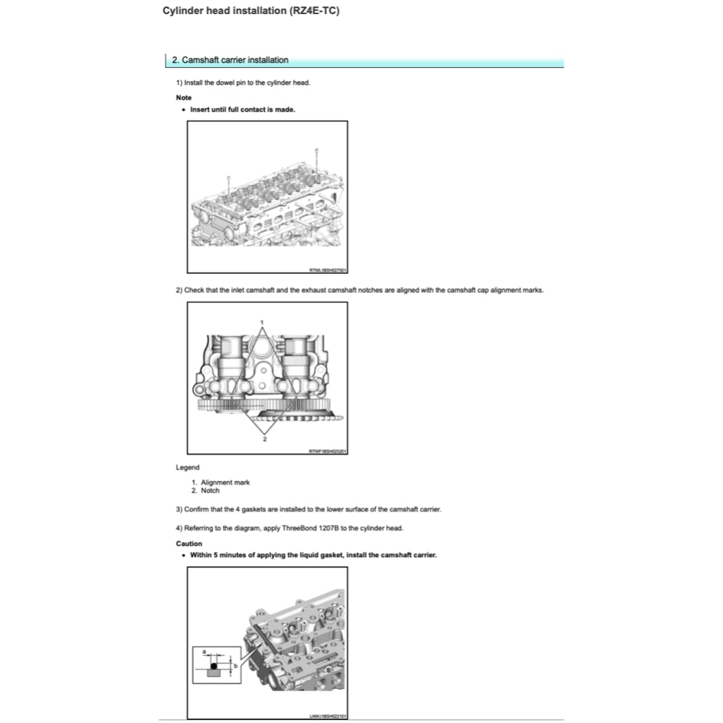 ISUZU ENGINE RZ4E-TC SERVICE WORKSHOP MANUAL