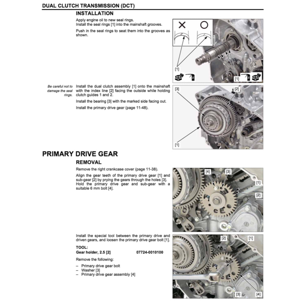 HONDA ADV 750 ADV750 / XADV 750 XADV750 (2017-2024) SERVICE WORKSHOP MANUAL + PARTS CATALOGUE + OWNER MANUAL