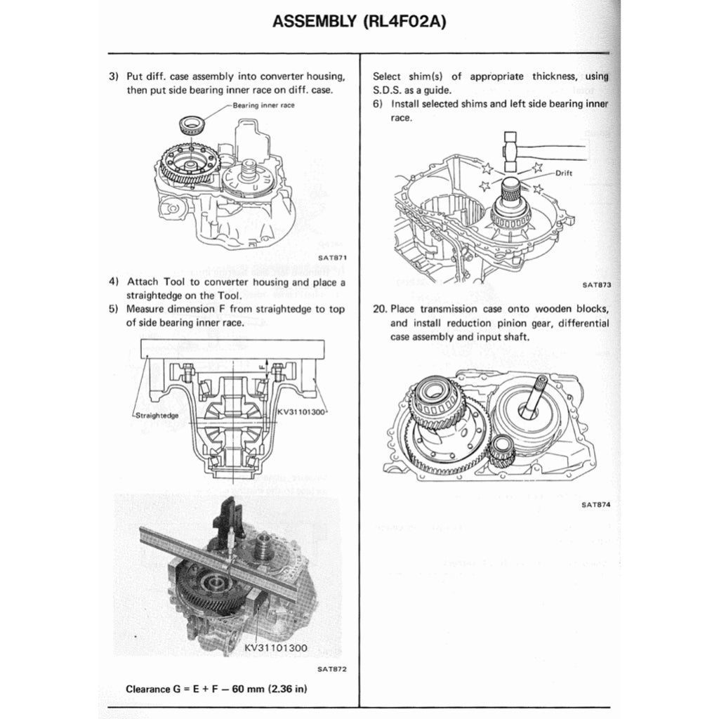 NISSAN BLUEBIRD U11 (1983-1988) SERVICE WORKSHOP MANUAL
