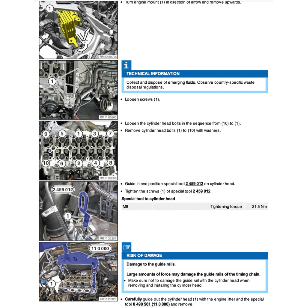 BMW X2 F39 (2018-2023) SERVICE WORKSHOP MANUAL