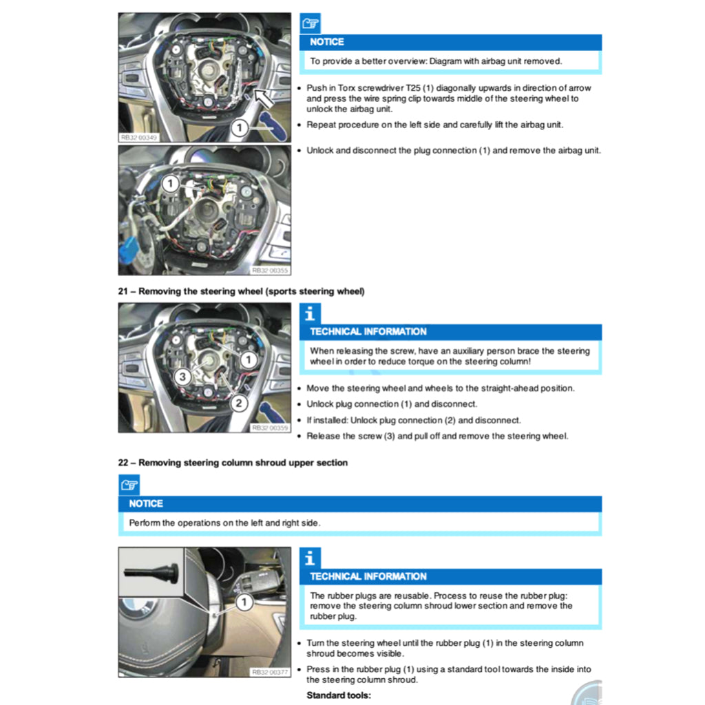 BMW X7 G07 (2019+) SERVICE WORKSHOP MANUAL