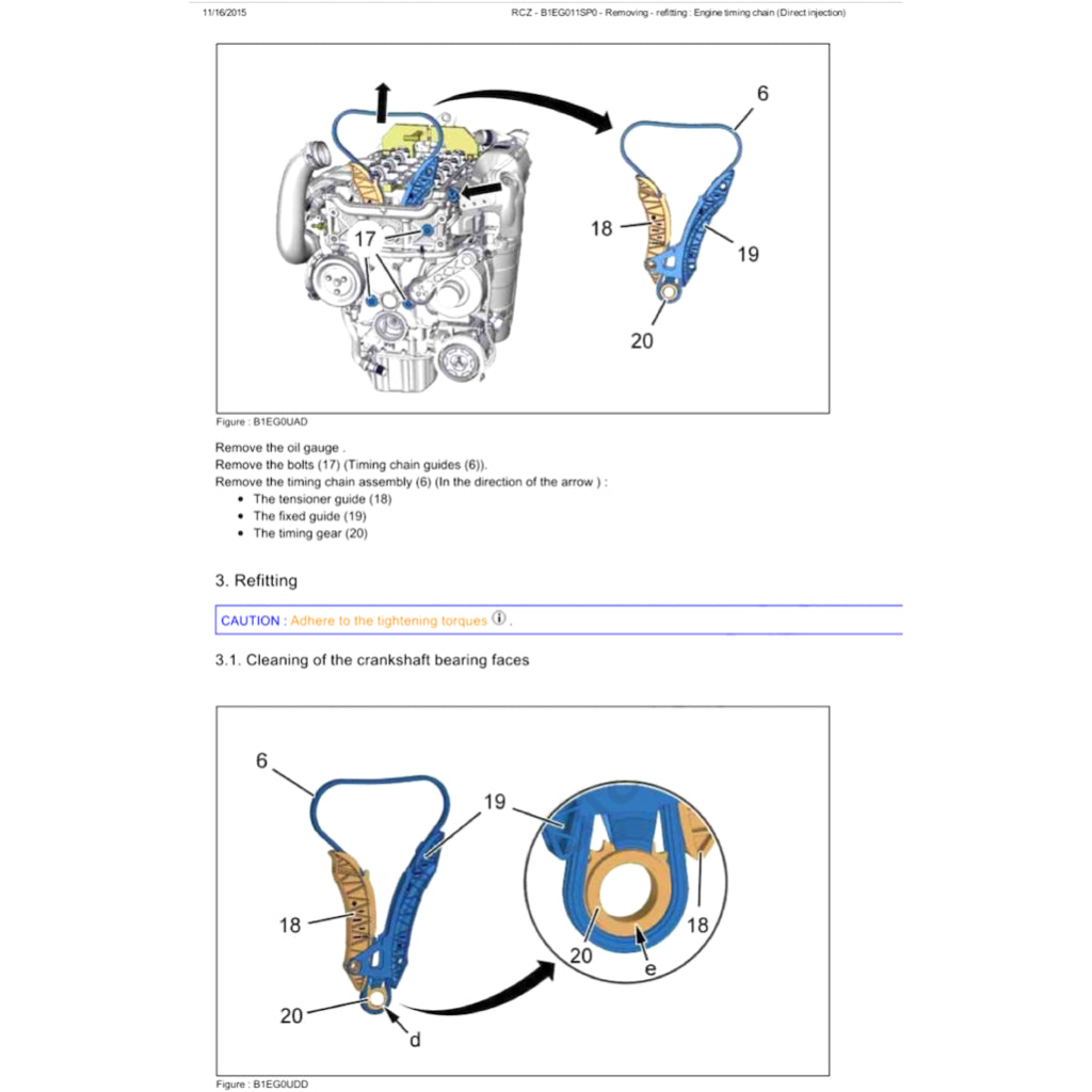 PEUGEOT RCZ (2009-2015) SERVICE WORKSHOP MANUAL