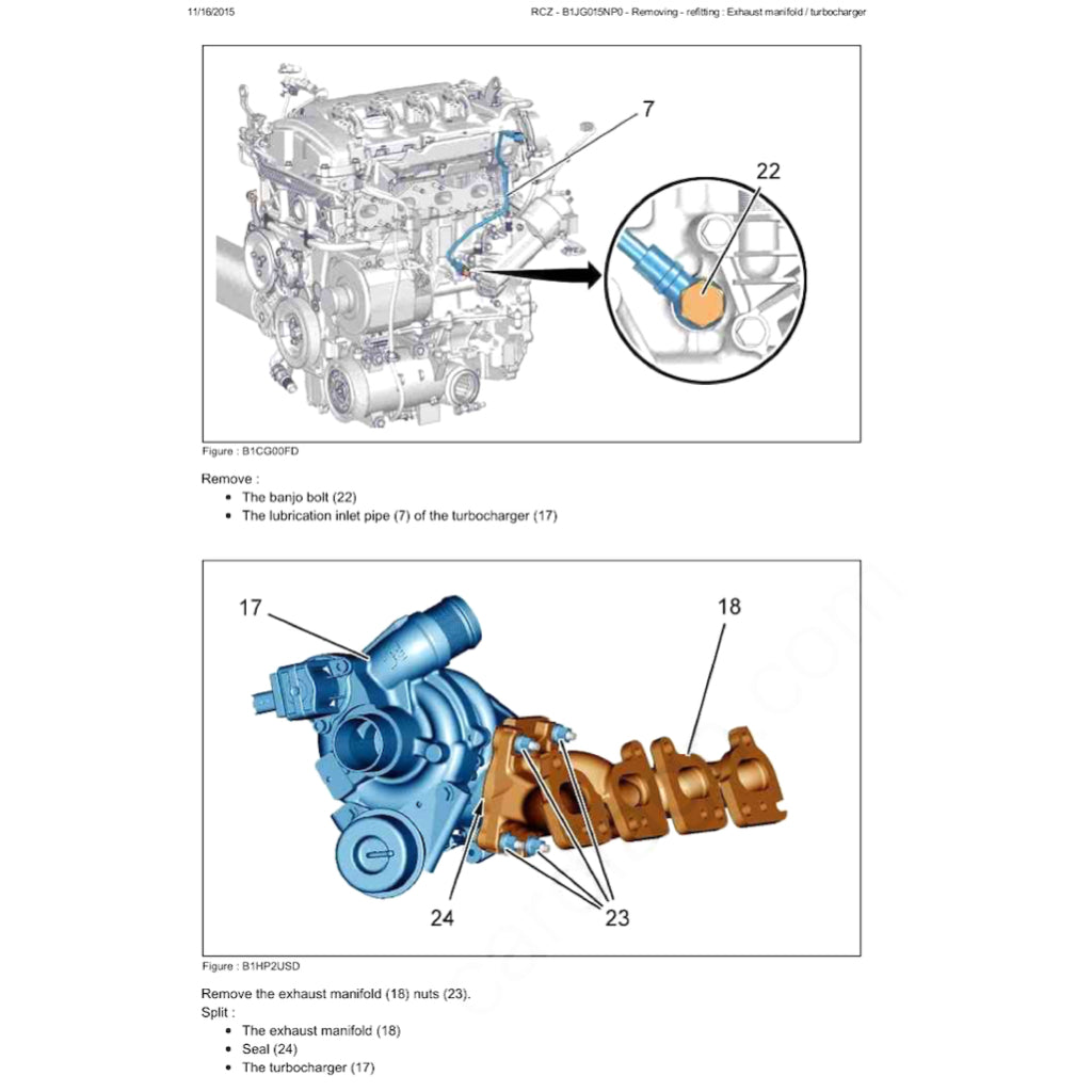 PEUGEOT RCZ (2009-2015) SERVICE WORKSHOP MANUAL