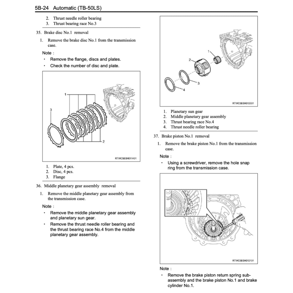 ISUZU D-MAX TFR / TFS (2012-2020) SERVICE WORKSHOP MANUAL
