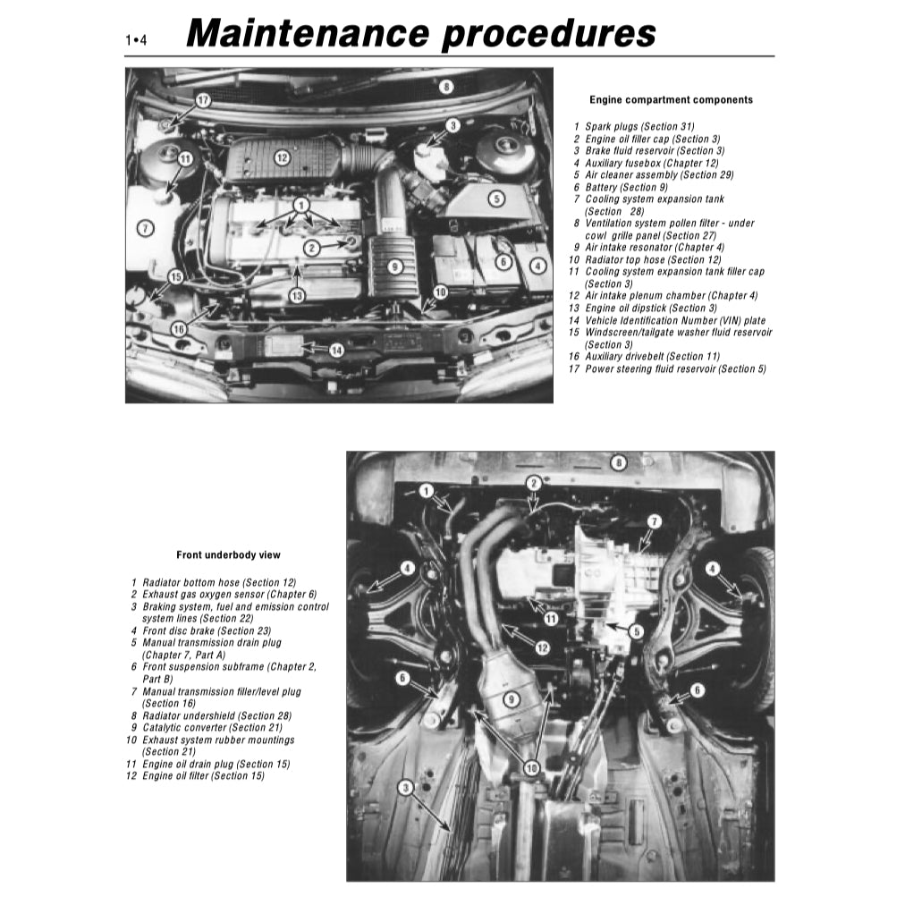FORD MONDEO MK1 & MK2 (1993-2000) SERVICE WORKSHOP MANUAL