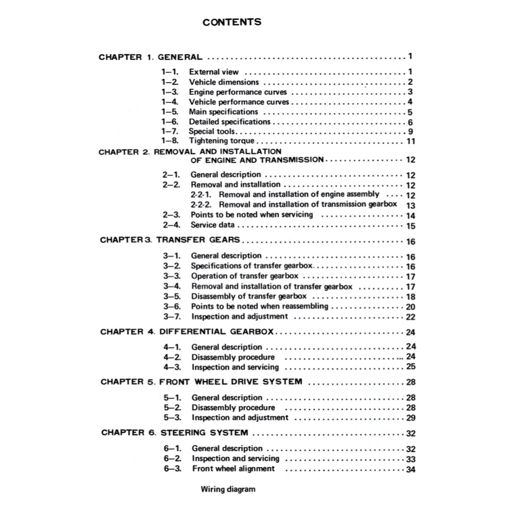 SUZUKI LJ10 JIMNY (1970-1981) SERVICE WORKSHOP MANUAL + PARTS CATALOGUE