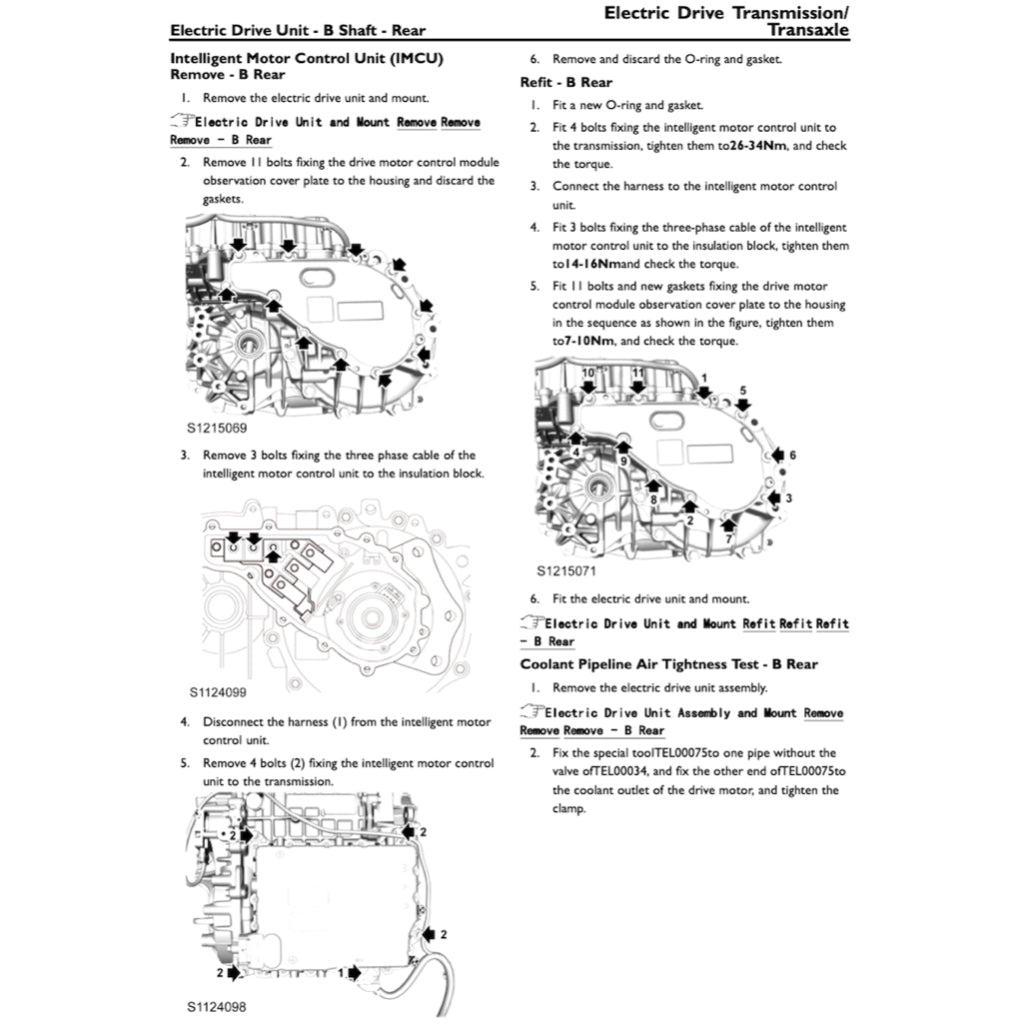 MG4 EV EH32 (2022+) SERVICE WORKSHOP MANUAL