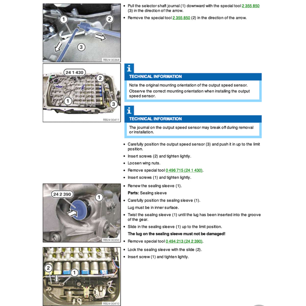 BMW G11/G12 (2015-2022) SERVICE WORKSHOP MANUAL