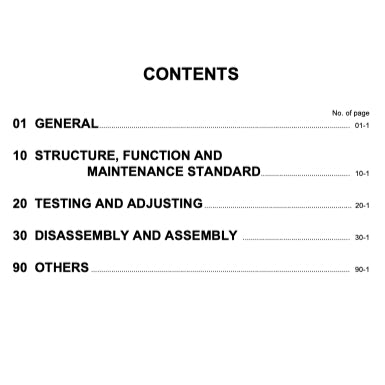 KOMATSU PC400LC / PC450LC EXCAVATOR SERVICE WORKSHOP MANUAL
