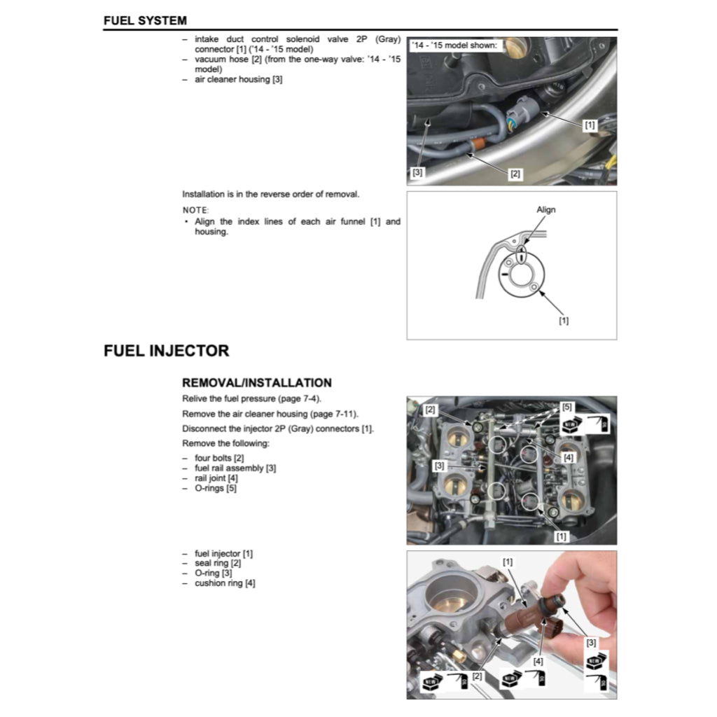 HONDA VFR800X CROSSRUNNER (2014+) SERVICE WORKSHOP MANUAL + PARTS CATALOGUE