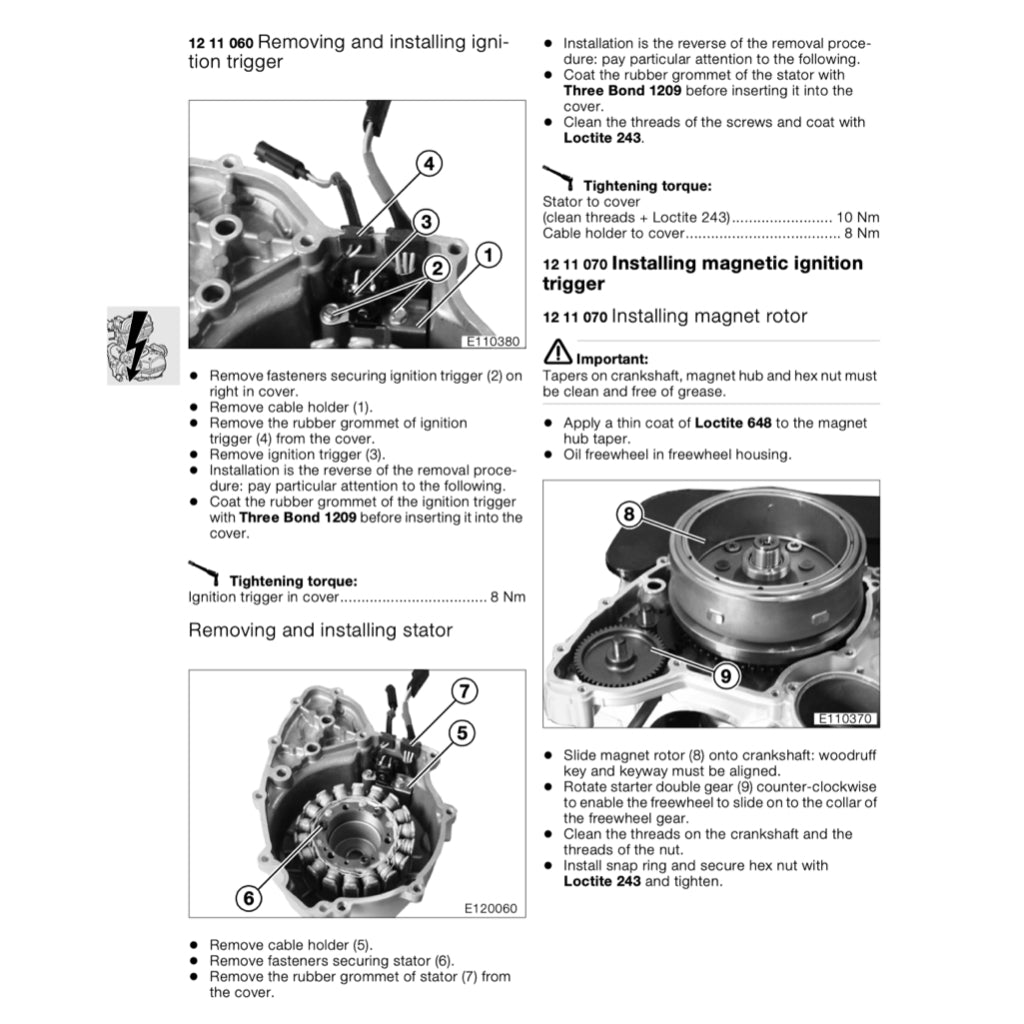 BMW F650GS / DAKAR (2000-2007) SERVICE WORKSHOP MANUAL + RIDER'S MANUAL