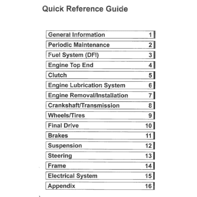 KAWASAKI KLX230 A/B/C/D (2021+) SERVICE WORKSHOP MANUAL