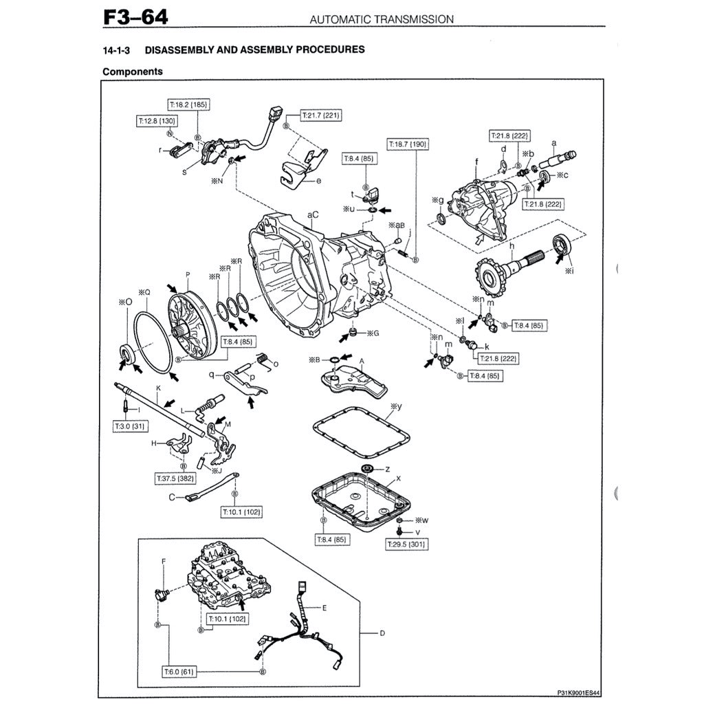 DAIHATSU TERIOS F800/F850 (2017+) SERVICE WORKSHOP MANUAL